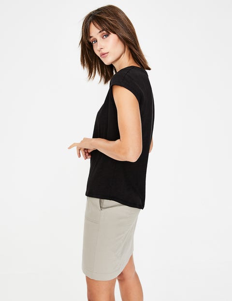 The Cotton Tee - Black The Cotton Tee - Black
