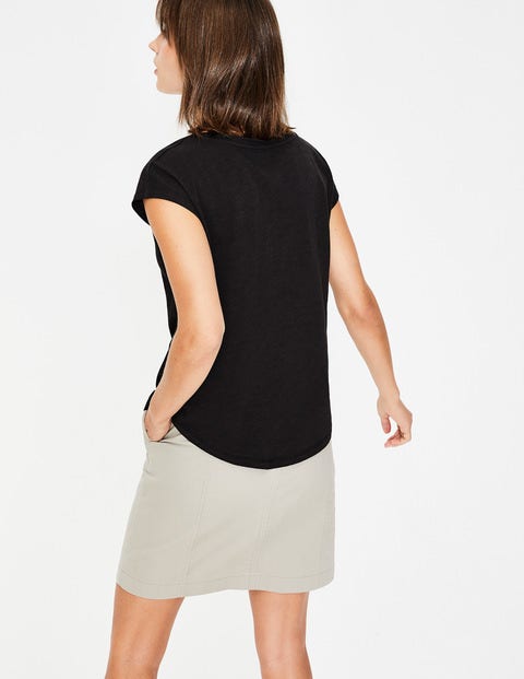 The Cotton Tee - Black The Cotton Tee - Black