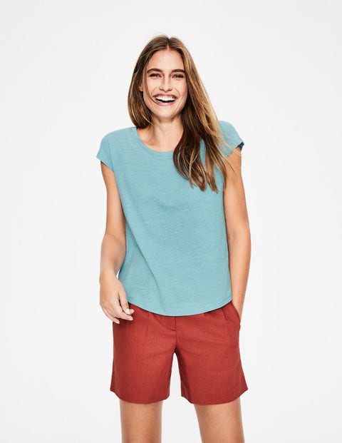 The Cotton Tee - Heron Blue The Cotton Tee - Heron Blue