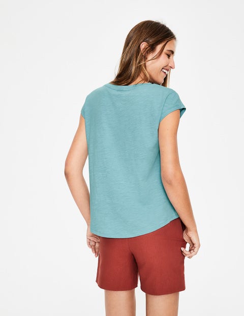 The Cotton Tee - Heron Blue The Cotton Tee - Heron Blue
