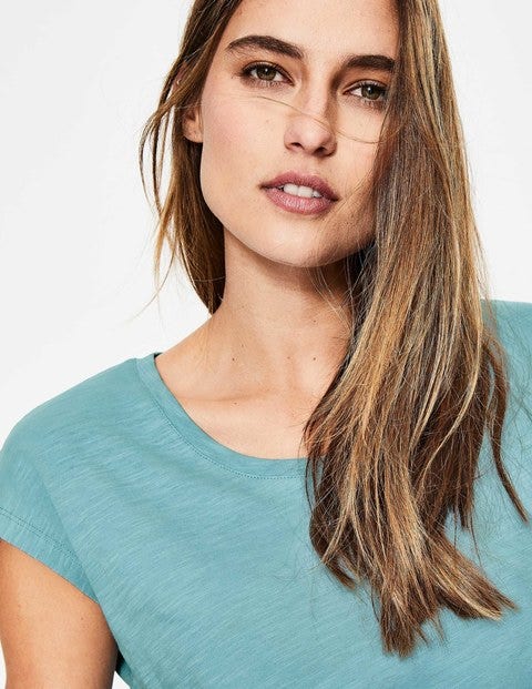The Cotton Tee - Heron Blue The Cotton Tee - Heron Blue