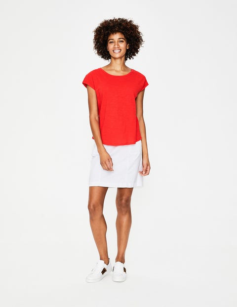The Cotton Tee - Red Pop The Cotton Tee - Red Pop