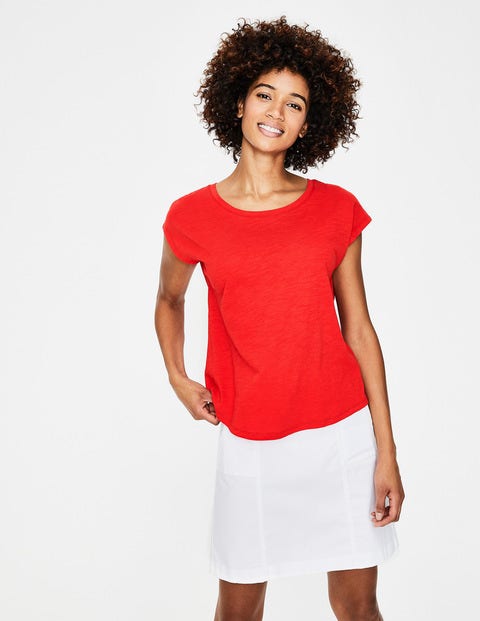The Cotton Tee - Red Pop The Cotton Tee - Red Pop