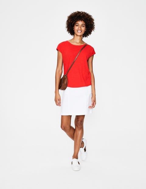 The Cotton Tee - Red Pop The Cotton Tee - Red Pop