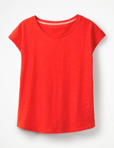 The Cotton Tee - Red Pop The Cotton Tee - Red Pop