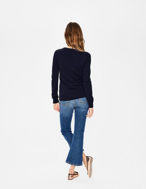 Cashmere Crew Neck Jumper - Navy Cashmere Crew Neck Jumper - Navy
