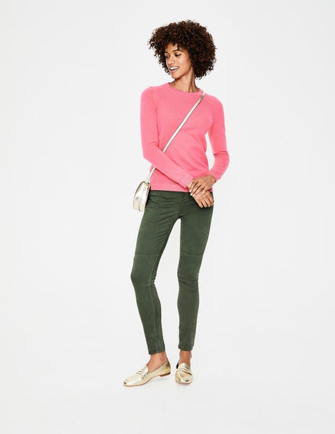 Cashmere Crew Neck Sweater - Garden Rose Cashmere Crew Neck Sweater - Garden Rose