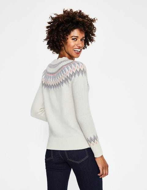 Agnes Fair Isle Sweater - Ivory Agnes Fair Isle Sweater - Ivory