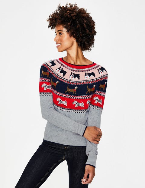 Christmas Fair Isle Jumper - Dog Fair Isle Christmas Fair Isle Jumper - Dog Fair Isle
