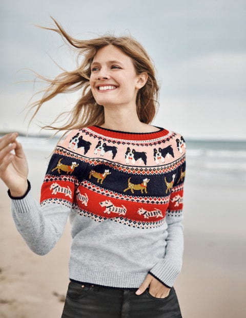 Christmas Fair Isle Jumper - Dog Fair Isle Christmas Fair Isle Jumper - Dog Fair Isle