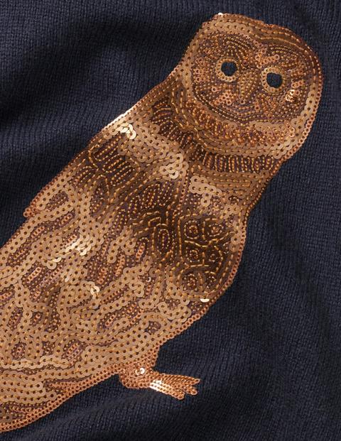 Christmas Sweater - Metallic Owl Christmas Sweater - Metallic Owl