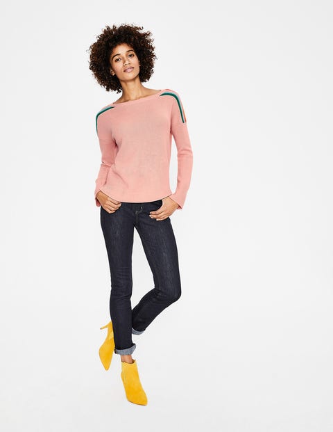 Celia Cashmere Jumper - Chalky Pink Celia Cashmere Jumper - Chalky Pink