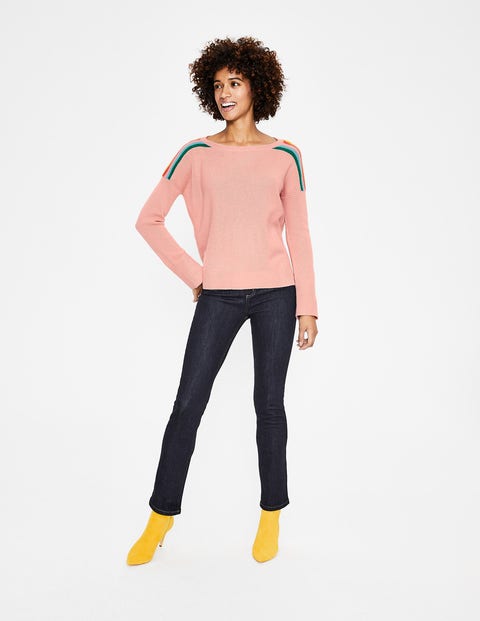 Celia Cashmere Jumper - Chalky Pink Celia Cashmere Jumper - Chalky Pink
