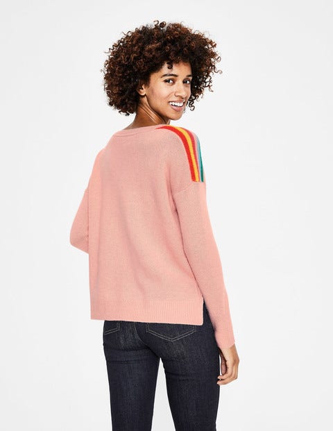 Celia Cashmere Jumper - Chalky Pink Celia Cashmere Jumper - Chalky Pink