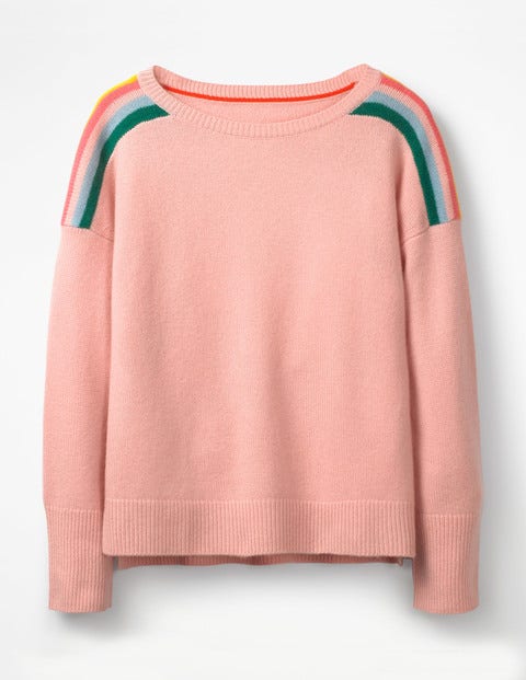 Celia Cashmere Jumper - Chalky Pink Celia Cashmere Jumper - Chalky Pink