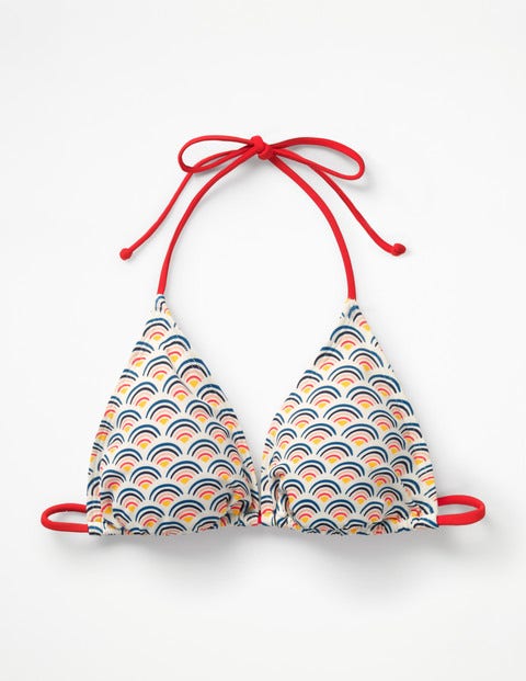 String Bikini Top - Ivory Rainbow String Bikini Top - Ivory Rainbow