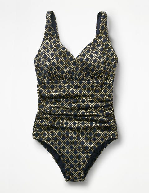 Talamanca Swimsuit - Ink/Gold Tile Talamanca Swimsuit - Ink/Gold Tile