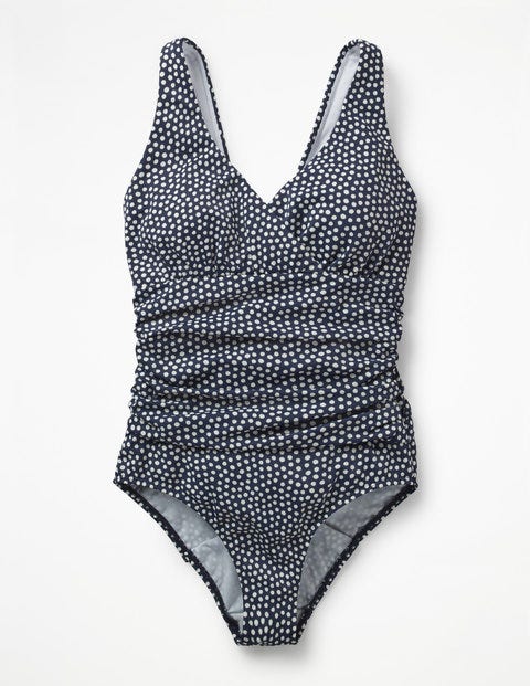 Talamanca Swimsuit - Ink/Ivory Spot Talamanca Swimsuit - Ink/Ivory Spot