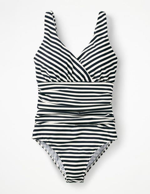 Talamanca Swimsuit - Navy/Ivory Stripe Talamanca Swimsuit - Navy/Ivory Stripe