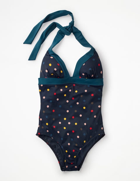 Formentera Swimsuit - Navy/Multi Spot Formentera Swimsuit - Navy/Multi Spot