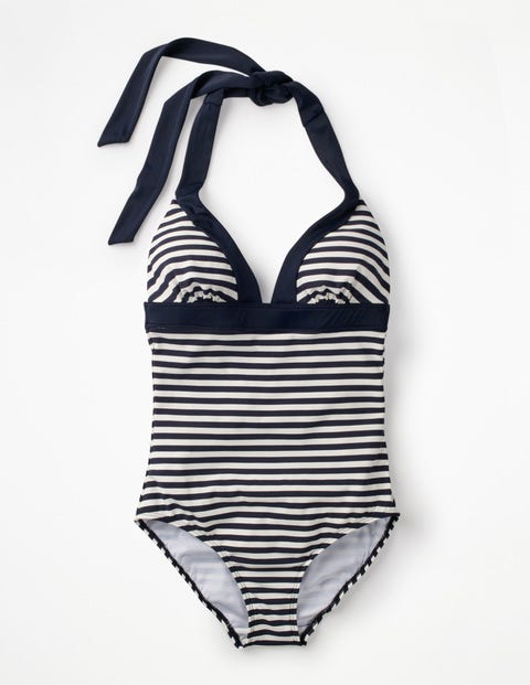 Formentera Swimsuit - Navy/Ivory Stripe Formentera Swimsuit - Navy/Ivory Stripe