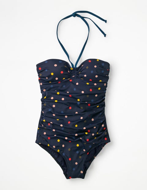 Sardinia Swimsuit - Navy/Multi Spot Sardinia Swimsuit - Navy/Multi Spot