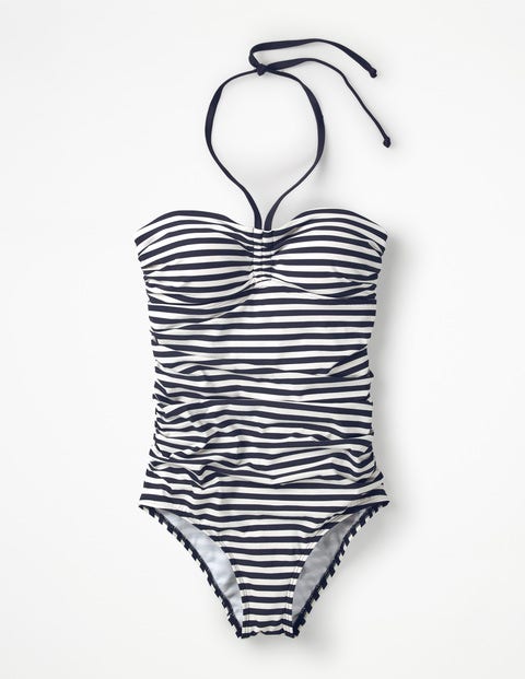 Sardinia Swimsuit - Navy/Ivory Stripe Sardinia Swimsuit - Navy/Ivory Stripe