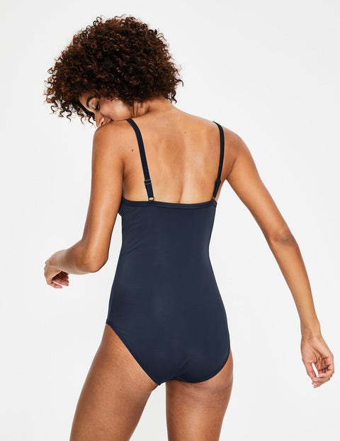 Milos Cup-Size Swimsuit - Navy Colourblock Milos Cup-Size Swimsuit - Navy Colourblock