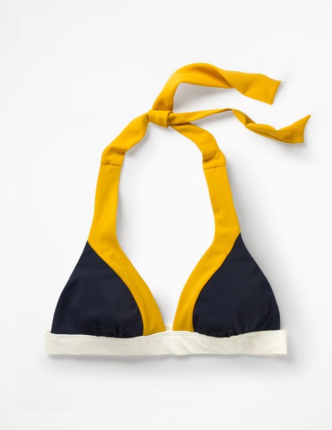 Formentera Bikini Top - Yellow Colourblock Formentera Bikini Top - Yellow Colourblock