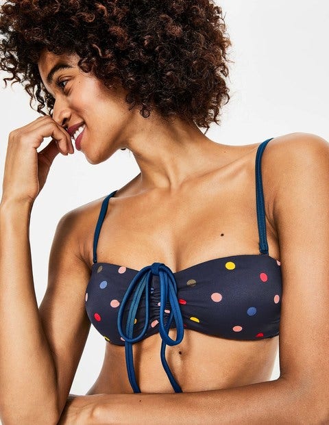 Sardinia Bikini Top - Navy/Multi Spot Sardinia Bikini Top - Navy/Multi Spot