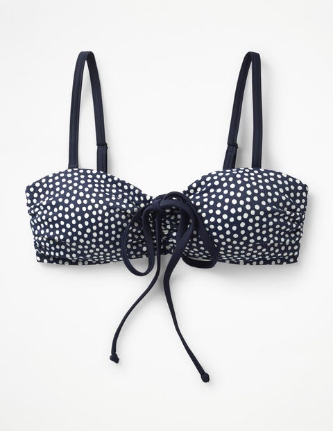 Sardinia Bikini Top - Navy/Ivory Spot Sardinia Bikini Top - Navy/Ivory Spot