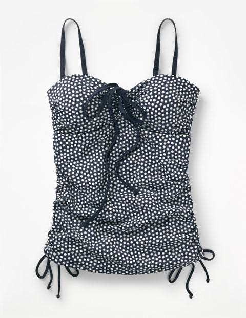 Sardinia Tankini Top - Navy/Ivory Spot Sardinia Tankini Top - Navy/Ivory Spot