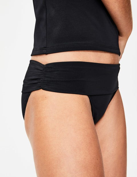 Eze Fold Over Bottoms - Black Eze Fold Over Bottoms - Black