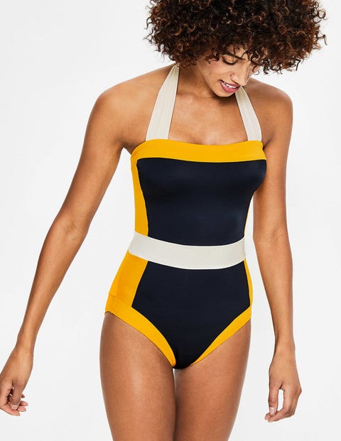 Santorini Swimsuit - Yellow Colourblock Santorini Swimsuit - Yellow Colourblock
