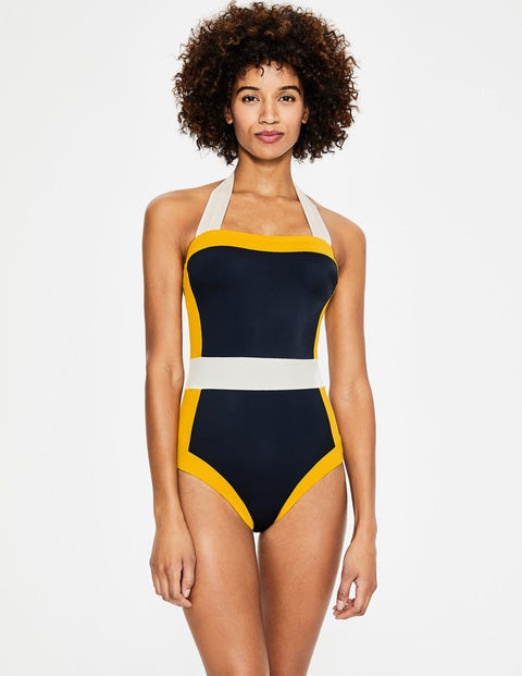 Santorini Swimsuit - Yellow Colourblock Santorini Swimsuit - Yellow Colourblock