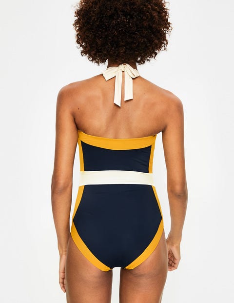 Santorini Swimsuit - Yellow Colourblock Santorini Swimsuit - Yellow Colourblock