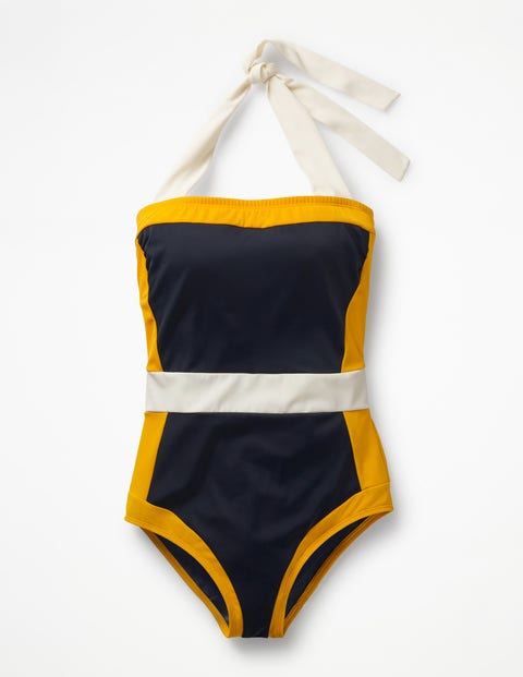 Santorini Swimsuit - Yellow Colourblock Santorini Swimsuit - Yellow Colourblock