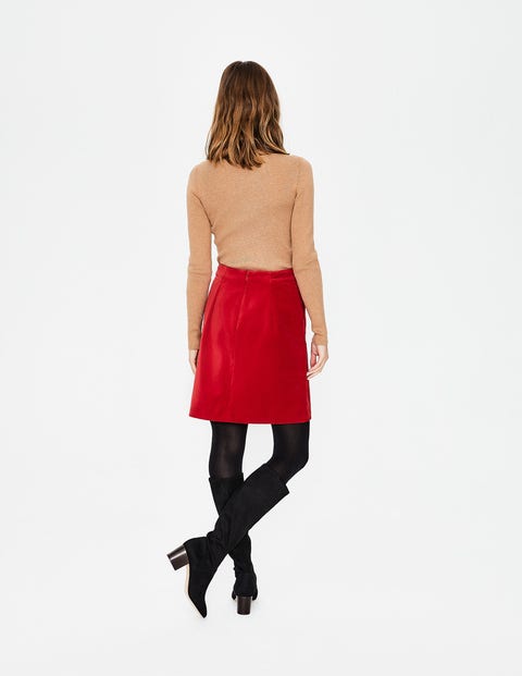 Mimi Velvet Skirt - Poinsettia Mimi Velvet Skirt - Poinsettia