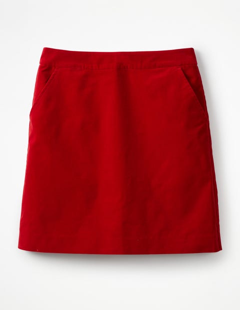 Mimi Velvet Skirt - Poinsettia Mimi Velvet Skirt - Poinsettia