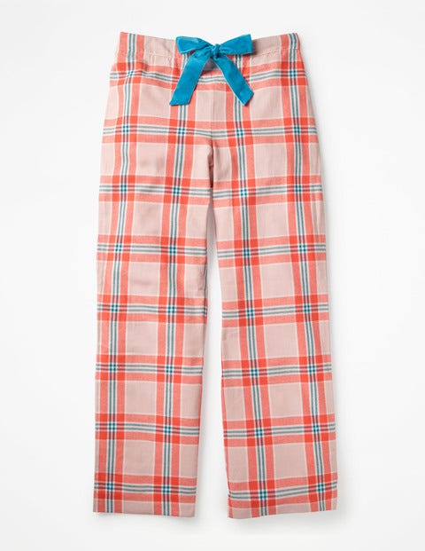 Cosy Woven Pull-Ons - Milkshake and Gladioli Check Cosy Woven Pull-Ons - Milkshake and Gladioli Check