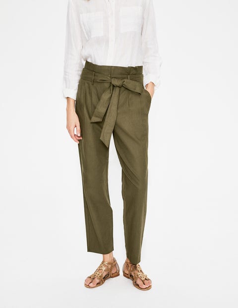 St. Ives Paperbag-Hose - Klassisches Khaki St. Ives Paperbag-Hose - Klassisches Khaki