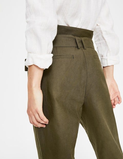 St. Ives Paperbag-Hose - Klassisches Khaki St. Ives Paperbag-Hose - Klassisches Khaki