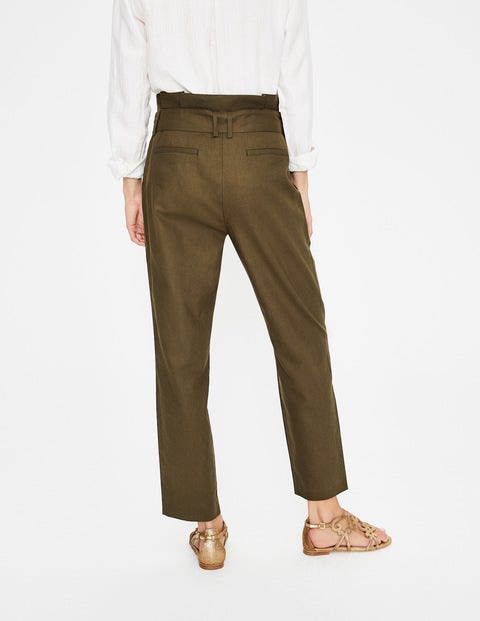 St. Ives Paperbag-Hose - Klassisches Khaki St. Ives Paperbag-Hose - Klassisches Khaki