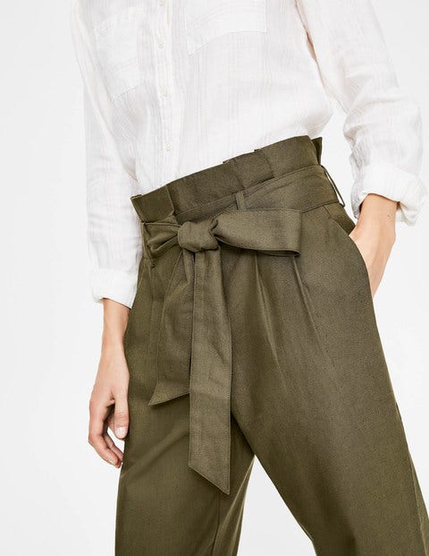 St. Ives Paperbag-Hose - Klassisches Khaki St. Ives Paperbag-Hose - Klassisches Khaki