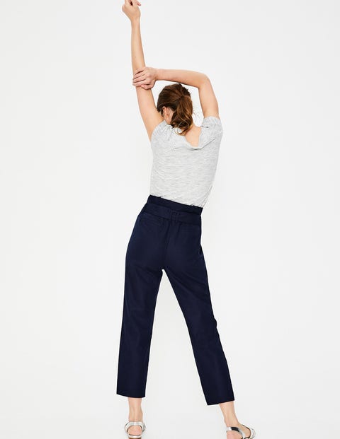 St Ives Paperbag Pants - Navy St Ives Paperbag Pants - Navy