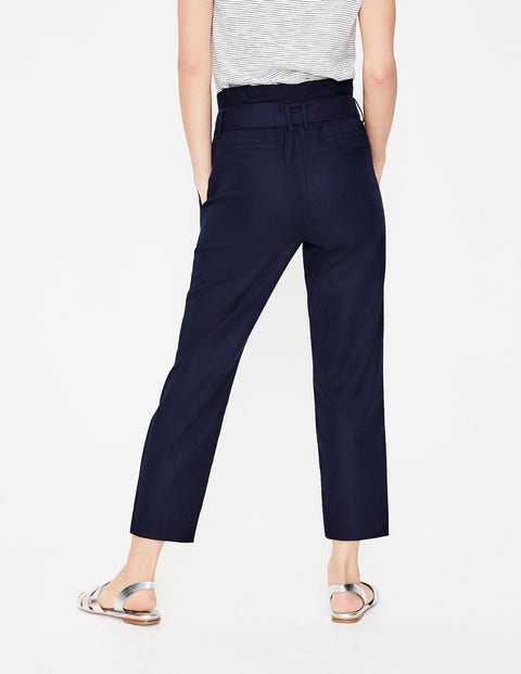 St Ives Paperbag Pants - Navy St Ives Paperbag Pants - Navy