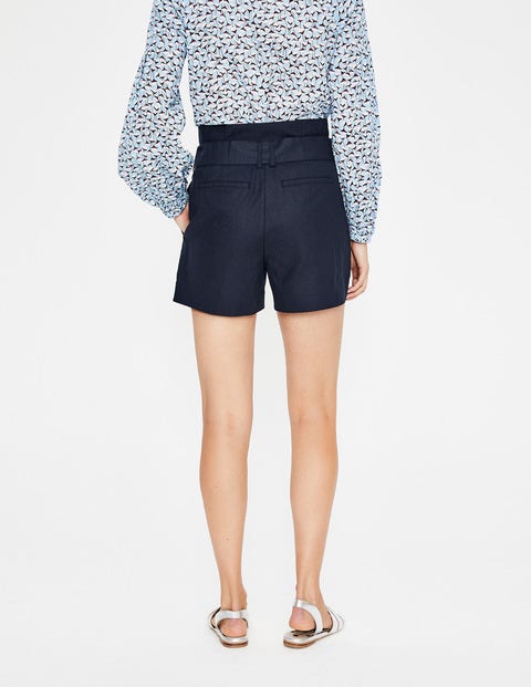 St Ives Paperbag Shorts - Navy St Ives Paperbag Shorts - Navy