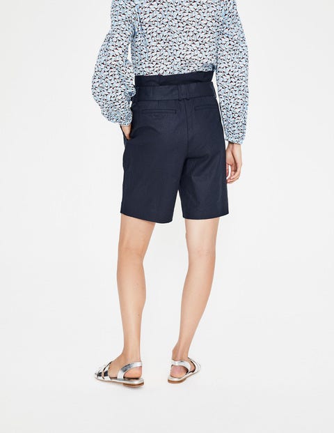 St Ives Paperbag Shorts - Navy St Ives Paperbag Shorts - Navy