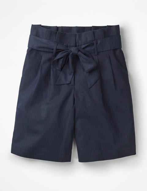 St Ives Paperbag Shorts - Navy St Ives Paperbag Shorts - Navy