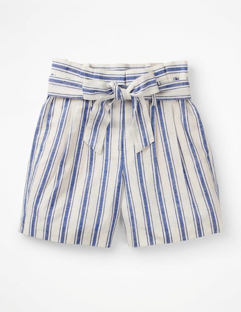 St Ives Paperbag Shorts - Cobalt Stripe St Ives Paperbag Shorts - Cobalt Stripe